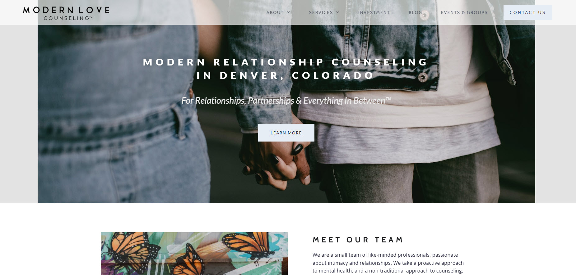 couples counseling website design